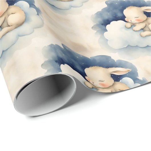 Celestial Bunny Boys verjaardag Cadeaupapier (Rol Hoek)