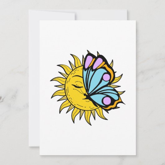 Celestial Butterfly Sun Kaart (Voorkant)