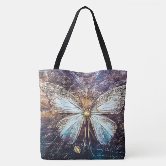 Celestial Butterfly Tote Bag (Achterkant)