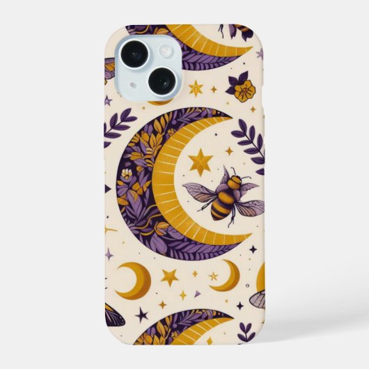 Celestial Buzz iPhone 15 Case (Achterkant)