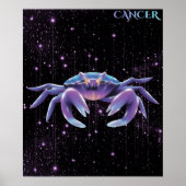 Celestial Cancer – Astrology Art Poster (Voorkant)