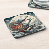 Celestial Canis Pianist Bier Onderzetter (Linkerzijde)