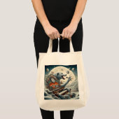 Celestial Canis Pianist Tote Bag (Voorkant (product))