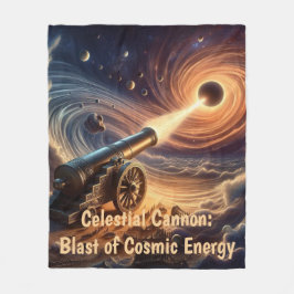Celestial Cannon: explosie van kosmische energie Fleece Deken