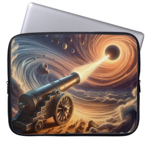Celestial Cannon: explosie van kosmische energie Laptop Sleeve