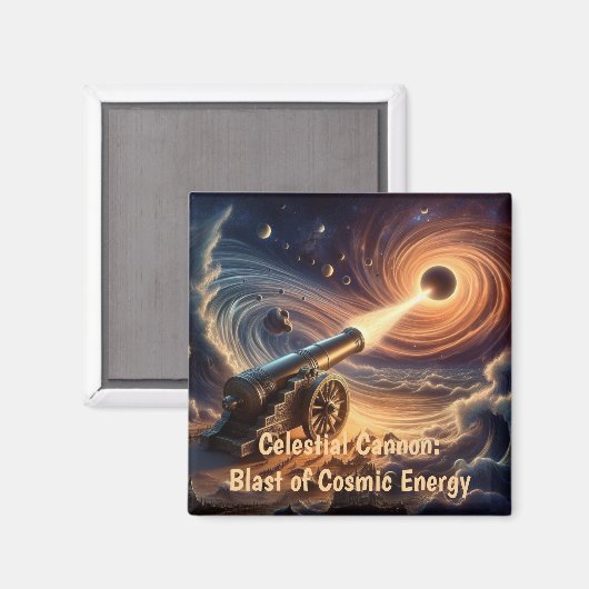 Celestial Cannon: explosie van kosmische energie Magneet (Voorkant / Achterkant)