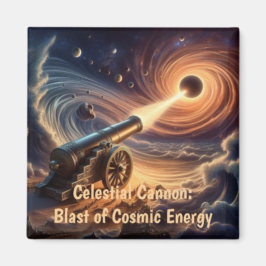 Celestial Cannon: explosie van kosmische energie Magneet (Voorkant)