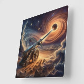 Celestial Cannon: explosie van kosmische energie Vierkante Klok (Hoek)