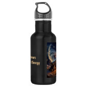 Celestial Cannon: explosie van kosmische energie Waterfles (Achterkant)