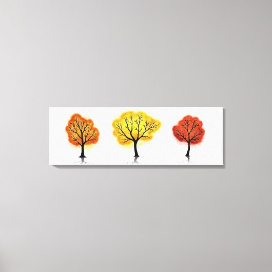 Celestial Canopy: Herfstgloed - Canvas Afdruk (Voorkant)