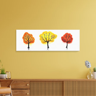 Celestial Canopy: Herfstgloed - Canvas Afdruk