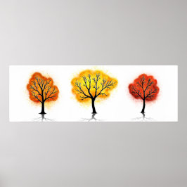 Celestial Canopy: Herfstgloed - Poster