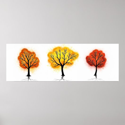 Celestial Canopy: Herfstgloed - Poster (Voorkant)