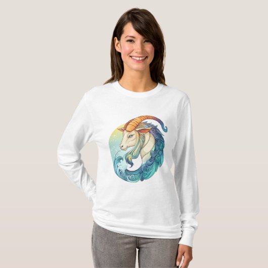Celestial Capricorn Essence T-shirt (Voorkant volledig)