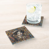 "Celestial Caress" Glass Onderzetter (Schuin)