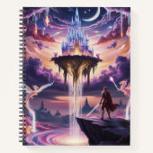 Celestial Castle Notitieboek - Fantasy Art Design (Voorkant)
