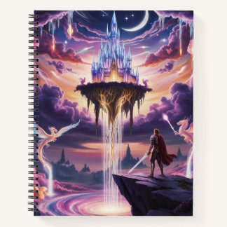 Celestial Castle Notitieboek - Fantasy Art Design
