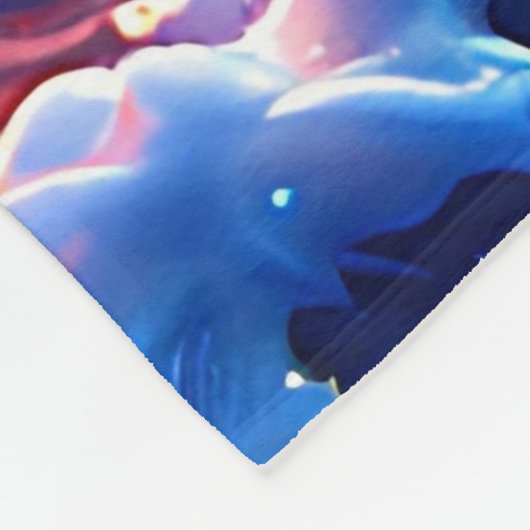 Celestial Cat bij het water Fleece Deken (Hoek)