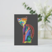 Celestial Cat Briefkaart (Staand voorkant)