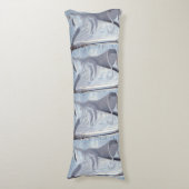 Celestial Cat Harp – Dreamy Body Pillow Lichaamskussen (Voorkant Verticaal)