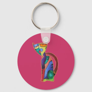 Celestial Cat Sleutelhanger