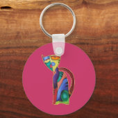 Celestial Cat Sleutelhanger (Voorkant)