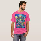 Celestial Cathedral Cityscape T-shirt (Voorkant volledig)