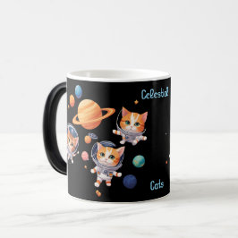 Celestial Cats Morphing Mok - Astronaut Cats Among