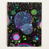Celestial Celebrations: Maximalist Abstract Art Planner (Voorkant)