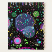 Celestial Celebrations: Maximalist Abstract Art Planner (Achterkant)