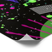 Celestial Celebrations: Maximalist Abstract Art  Poster (Hoek)