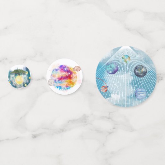 Celestial Charm Table Confetti (Achterkanten)