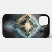 Celestial Christelijk Cross Case-Mate iPhone Case (Achterkant (horizontaal))