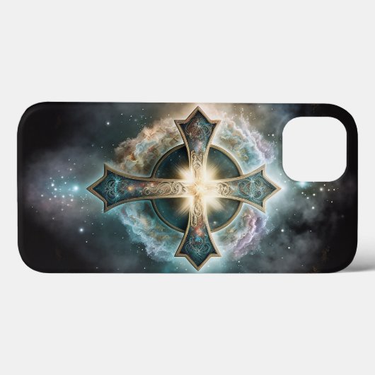 Celestial Christelijk Cross Case-Mate iPhone Case (Achterkant (horizontaal))