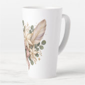 Celestial Christmas Elegance Latte Mok (Rechterhoek)