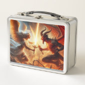 Celestial Clash: rood en goud (Voorkant)