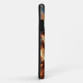 Celestial Clash: rood en goud Case-Mate iPhone Case (Achterkant/rechts)