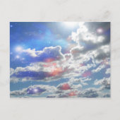 Celestial Clouds Briefkaart (Voorkant)