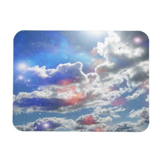 Celestial Clouds Premium Magnet Magneet (Horizontaal)