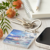 Celestial Clouds Sleutelhanger (Voorkant Rechts)