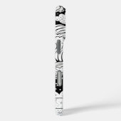 Celestial Clouds Stars Doodle gepersonaliseerd Case-Mate iPhone Case (Achterkant / Rechts)