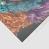 Celestial Clown Decoupage Tissuepapier (Detail)