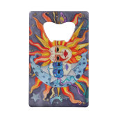 Celestial Comedy en tragedie Creditkaart Flessenopener (Voorkant)