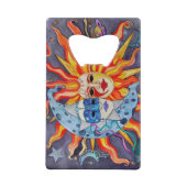 Celestial Comedy en tragedie Creditkaart Flessenopener (Achterkant)