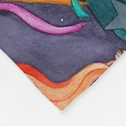 Celestial Comedy en tragedie Fleece Deken (Hoek)