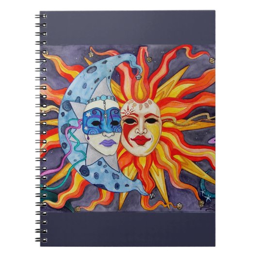 Celestial Comedy en tragedie Notitieboek (Voorkant)