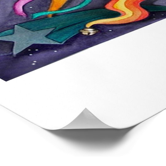 Celestial Comedy en tragedie Poster (Hoek)