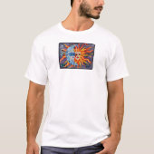 Celestial Comedy en tragedie T-shirt (Voorkant)