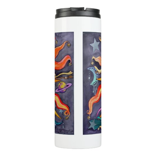 Celestial Comedy en tragedie Thermosbeker (Achterkant)