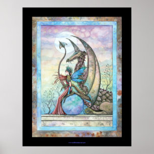 Celestial Companions Fairy Dragon Poster